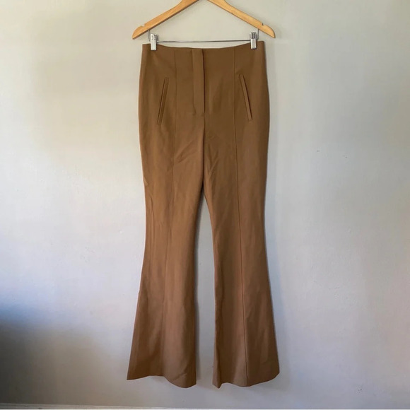 Veronica Beard Women's Brown Flare Leg Azariah Pant Size 10 NWOT - Picture 5 of 12